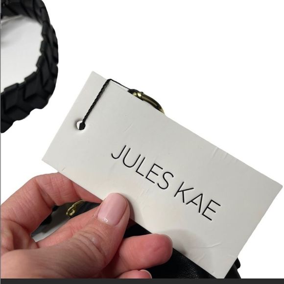 Jules Kae | NWT Zola Half Moon Vegan Leather Bag Black NWT - Picture 4 of 11